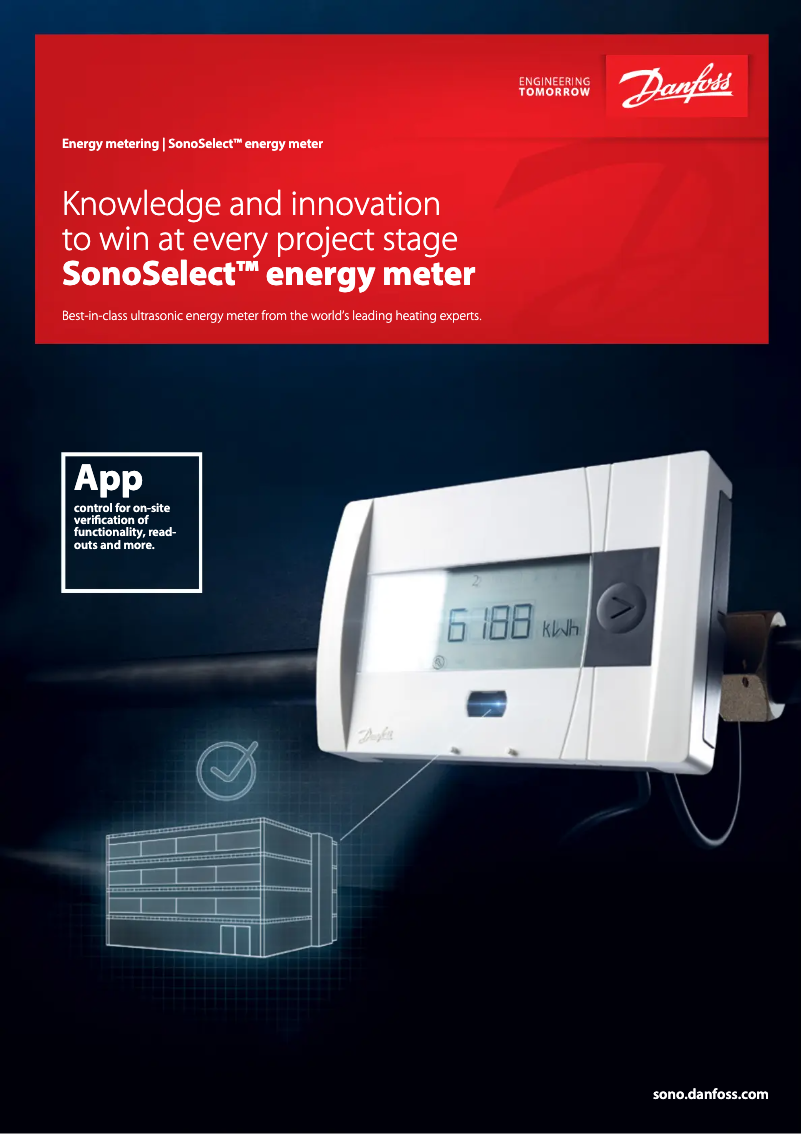 Página 1 del manual Folleto Danfoss SonoSelect 10