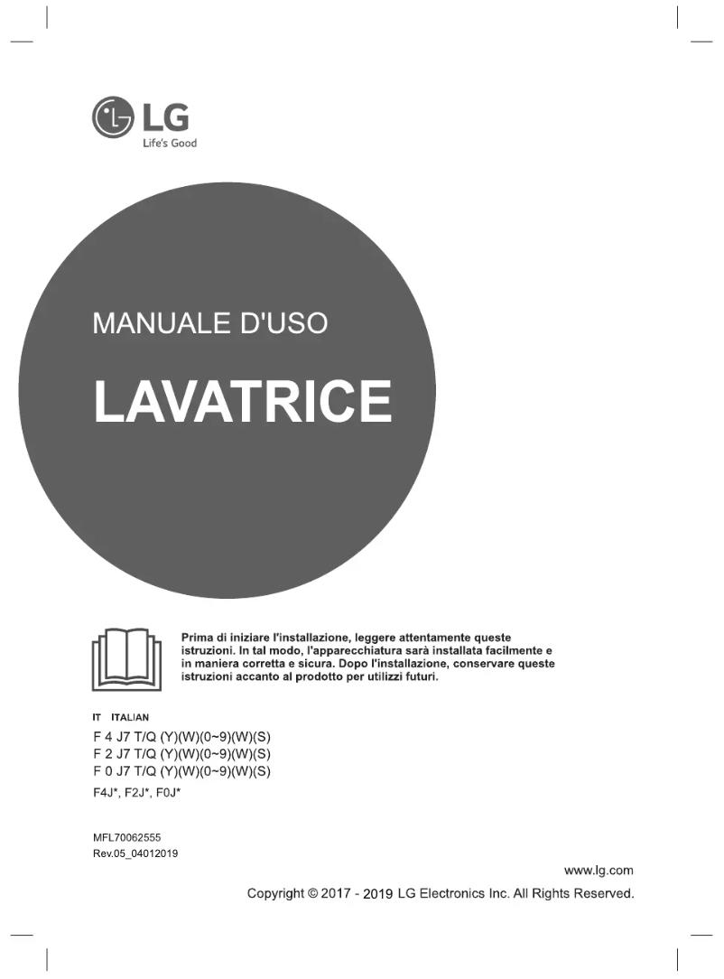 Imagen de la primera página del manual del dispositivo F4J7TY1W