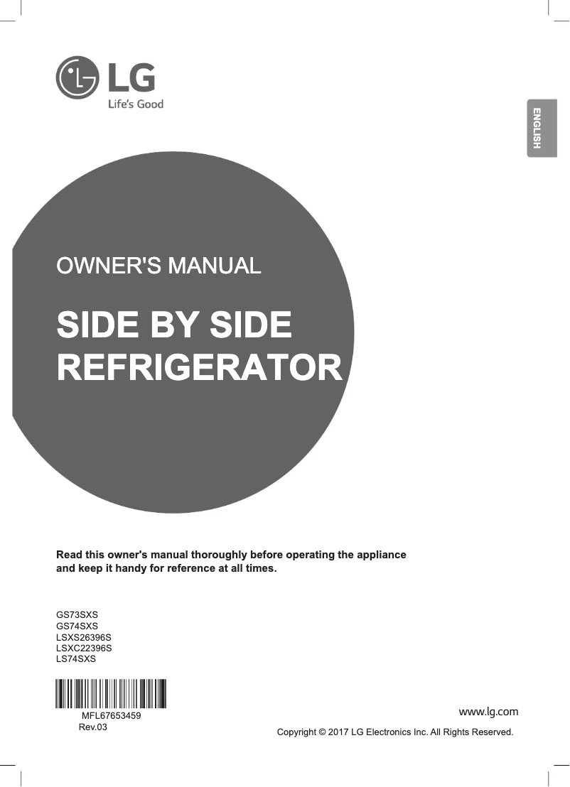 Imagen de la primera página del manual del dispositivo LSXC22396D
