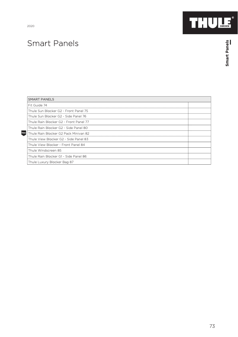 Imagen de la primera página del manual del dispositivo Rain Blocker G2 Side