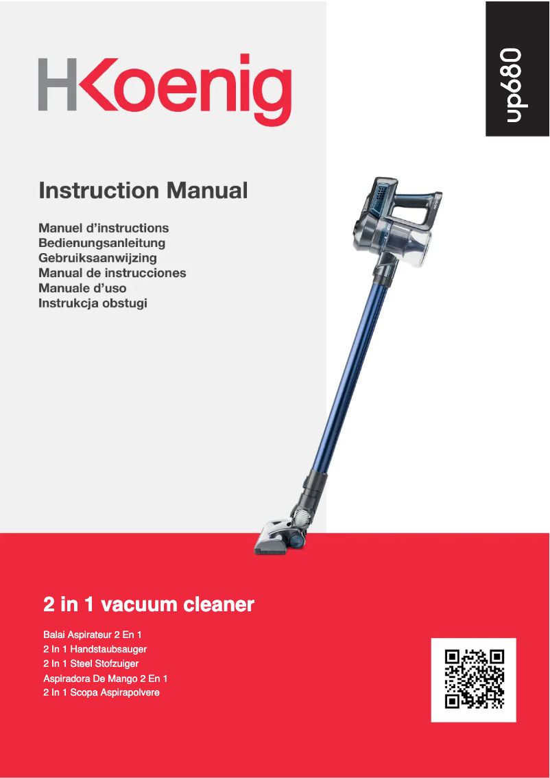 Página 1 del manual Manual de usuario H.Koenig UP680