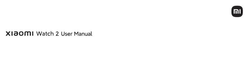 Imagen de la primera página del manual del dispositivo Watch 2