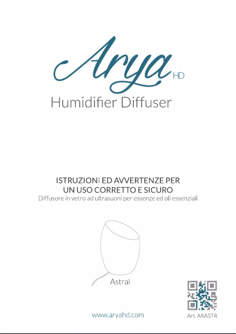 Imagen de la primera página del manual del dispositivo Astral