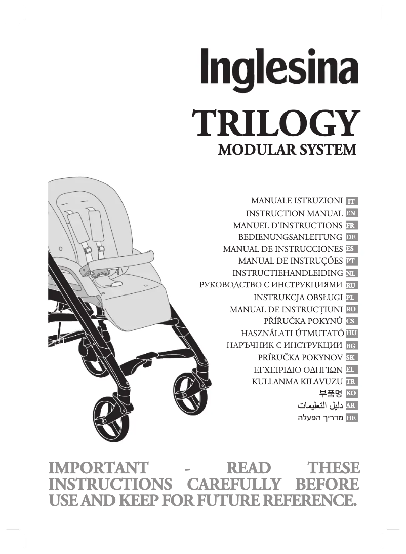 Página 1 del manual Manual de usuario Inglesina Trilogy
