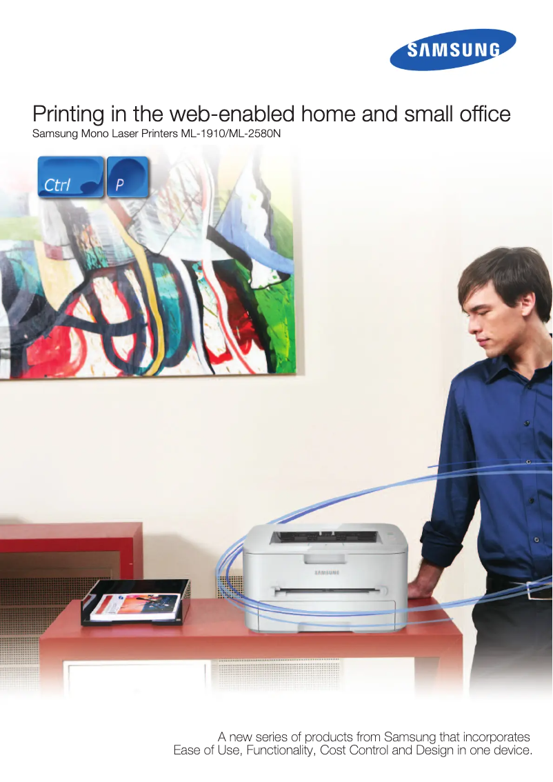 Imagen de la primera página del manual del dispositivo ML-2580N