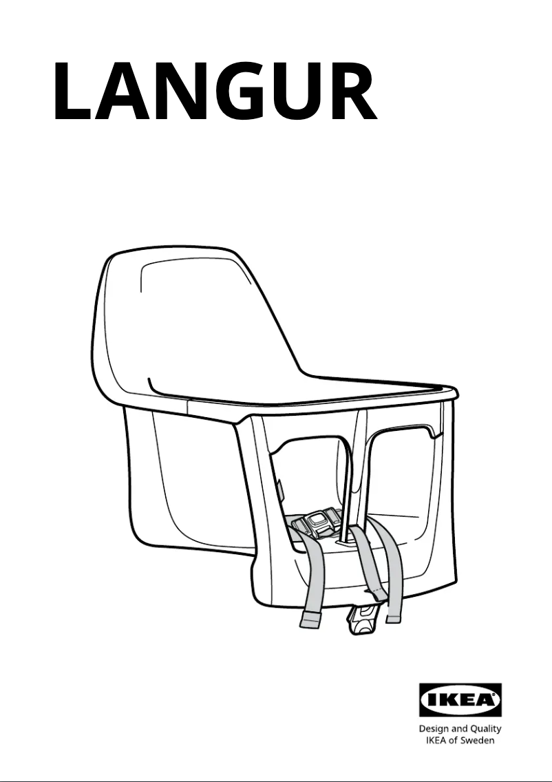 Página 1 del manual Manual de usuario Ikea LANGUR 003.308.21