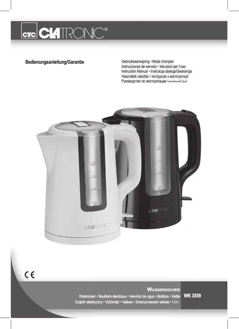 Página nº 1 - Manual de usuario Clatronic WK 3559