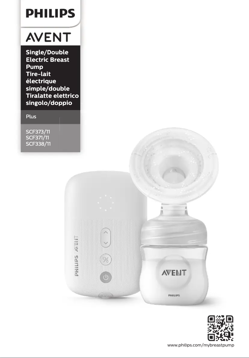 Página 1 del manual Manual de usuario Philips AVENT SCF335