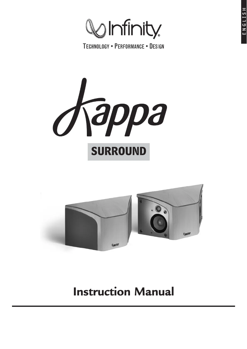 Imagen de la primera página del manual del dispositivo Kappa Surround