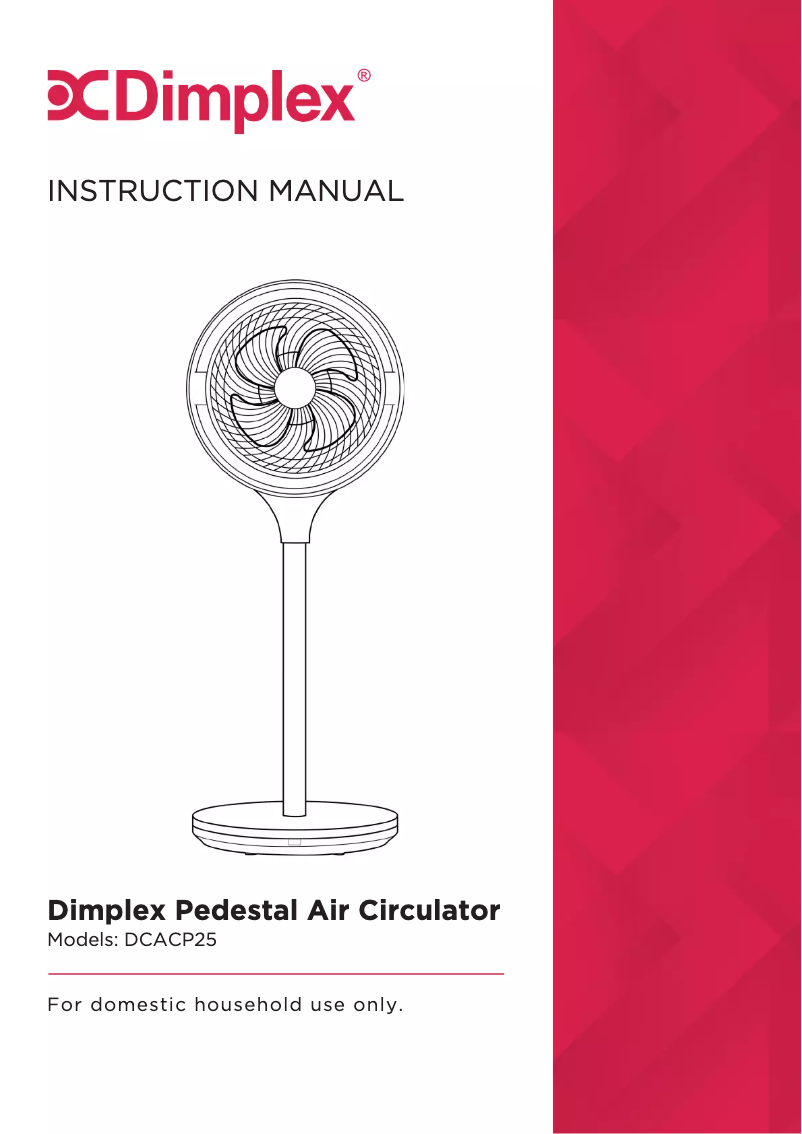 Página 1 del manual Manual de usuario Dimplex DCACP25