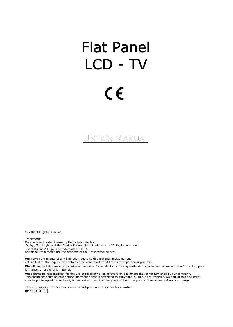 Imagen de la primera página del manual del dispositivo MD 30132