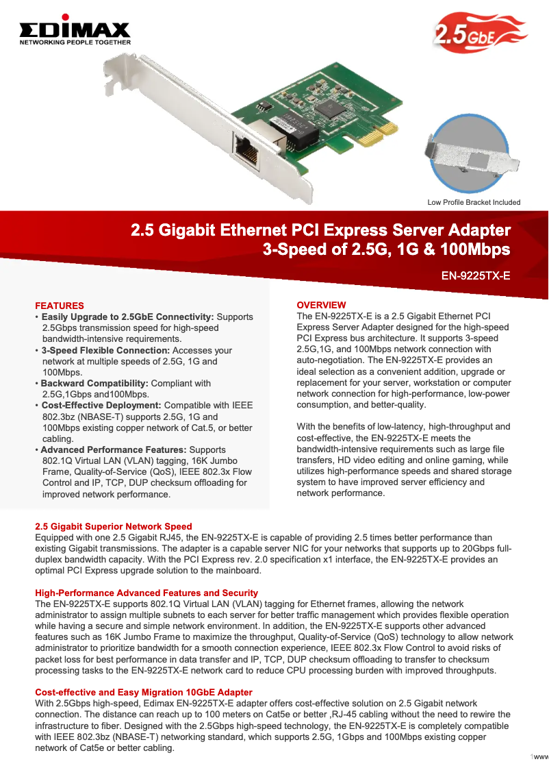Imagen de la primera página del manual del dispositivo EN-9225TX-E