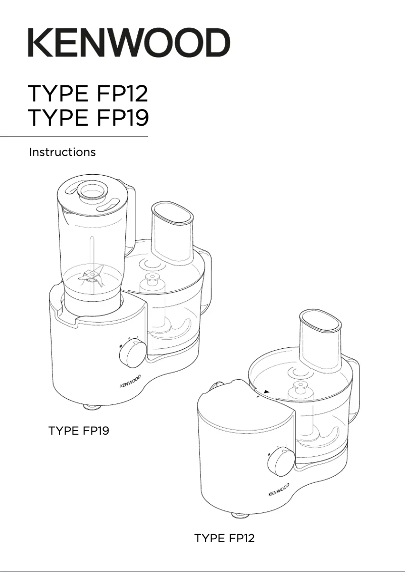 Imagen de la primera página del manual del dispositivo FP19