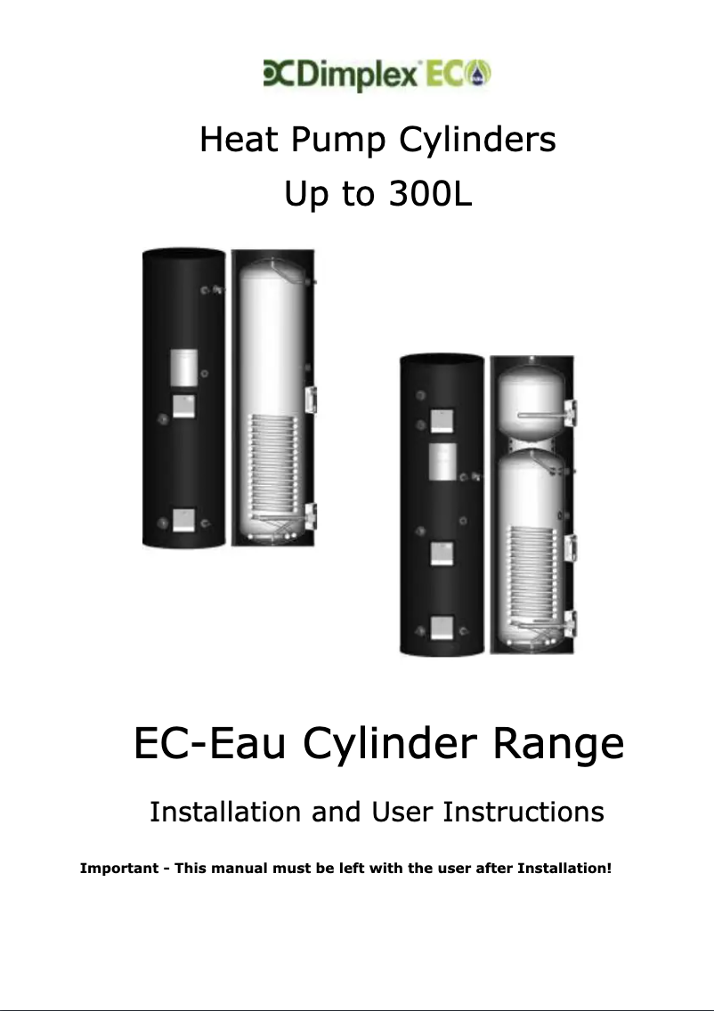 Imagen de la primera página del manual del dispositivo ECS125HP75-580