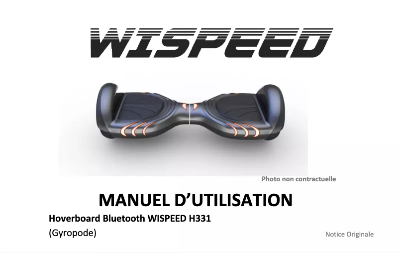 Página 1 del manual Manual de usuario Wispeed H331