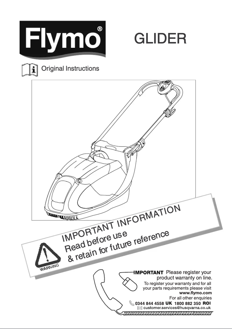 Imagen de la primera página del manual del dispositivo Glider 350