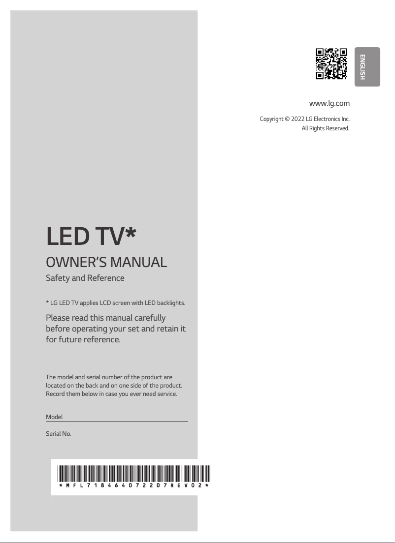 Página nº 1 - Manual de usuario LG 75UQ81009LC