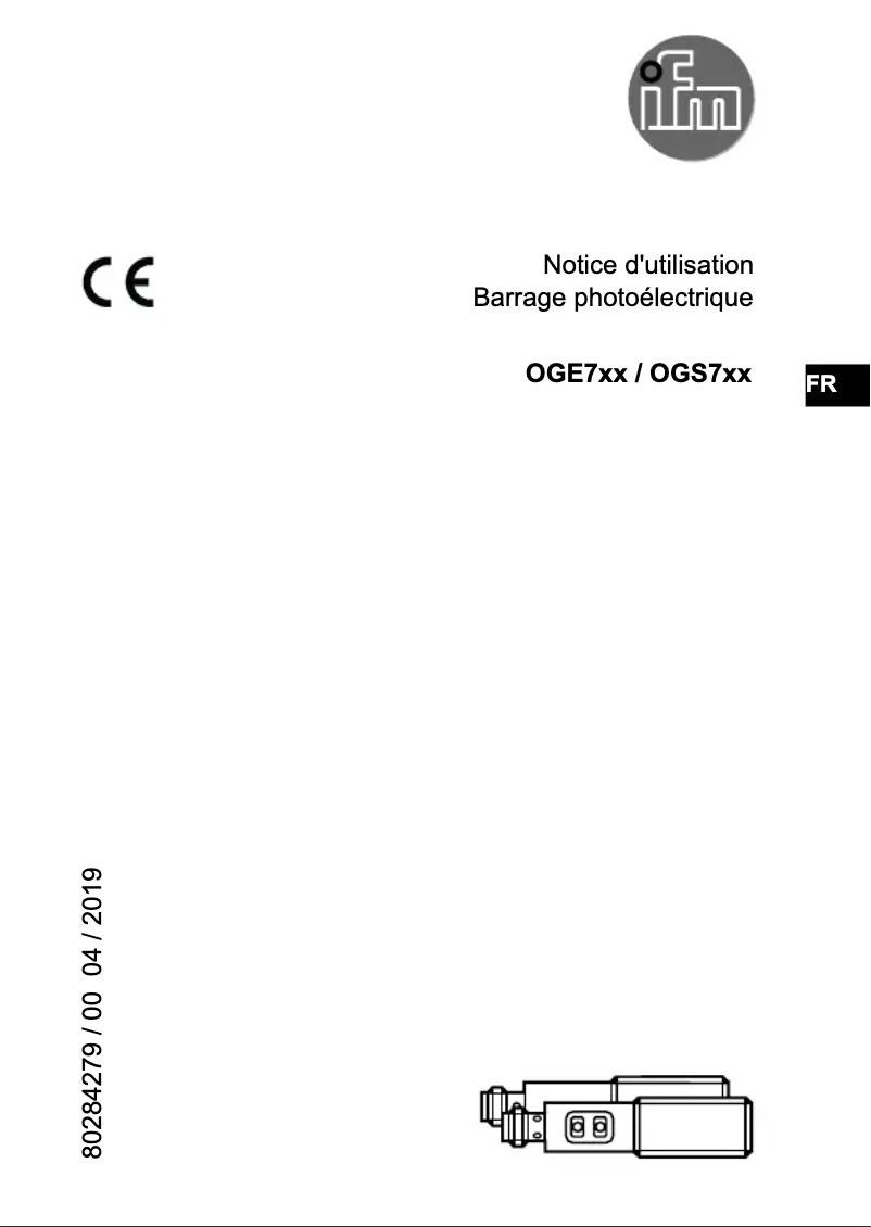 Página 1 del manual Manual de usuario IFM OGE700