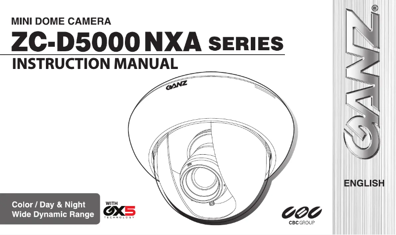 Página nº 1 - Manual de usuario Ganz ZC-D5212NXA