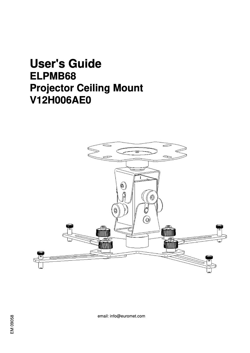 Imagen de la primera página del manual del dispositivo ELPMB68