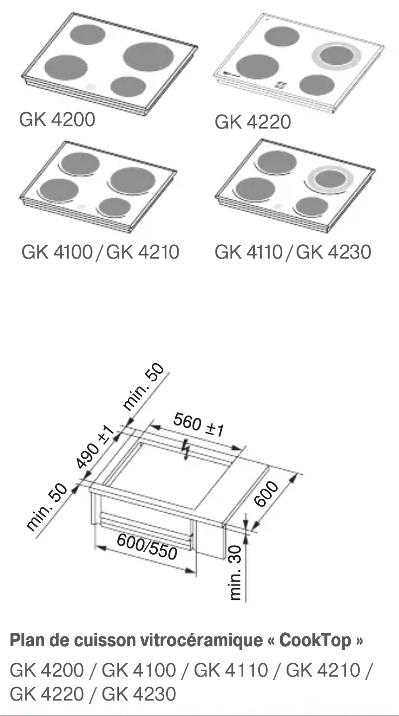 Imagen de la primera página del manual del dispositivo GK 4200