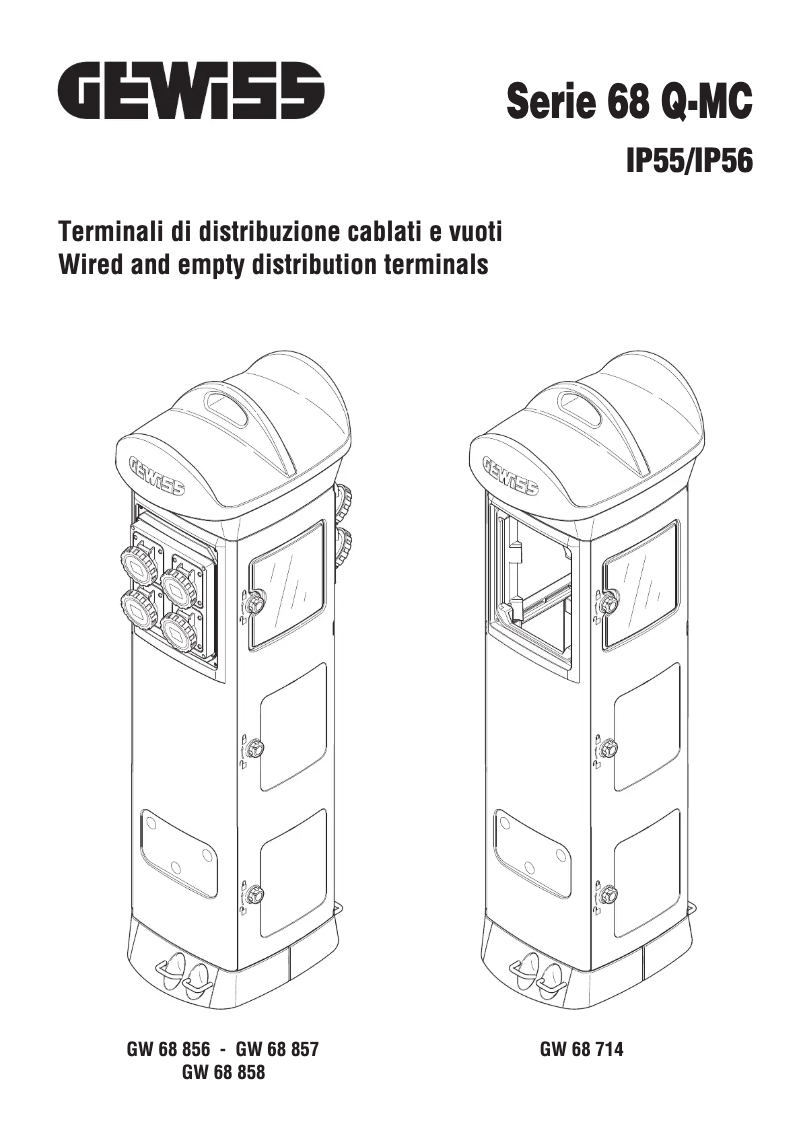 Imagen de la primera página del manual del dispositivo GW68714A