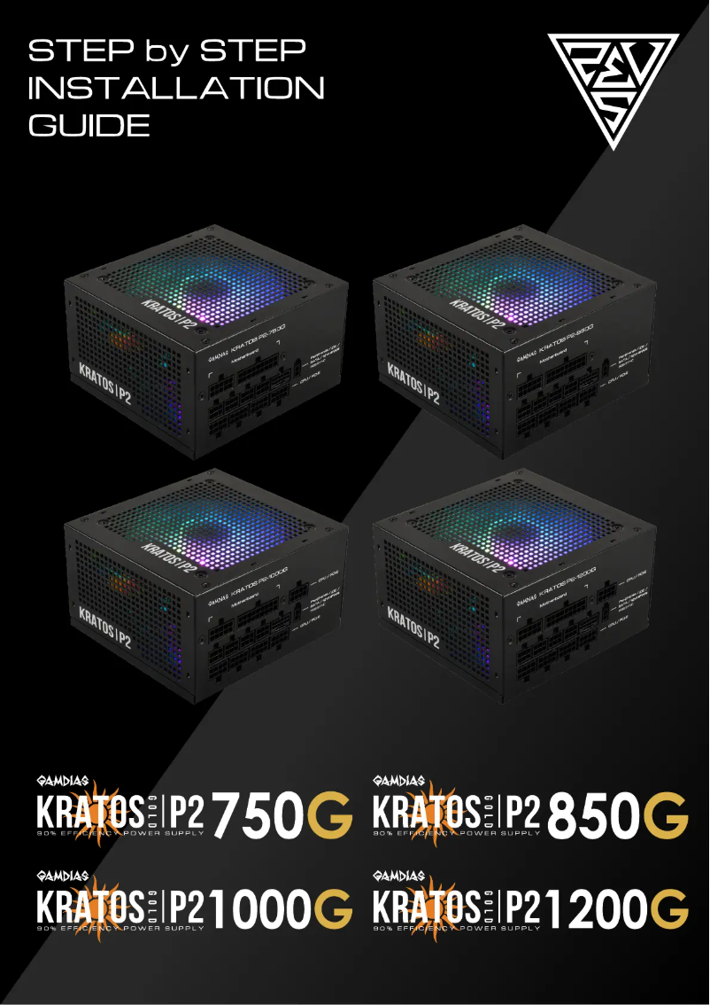 Página 1 del manual Manual de usuario Gamdias Kratos P2-1200G