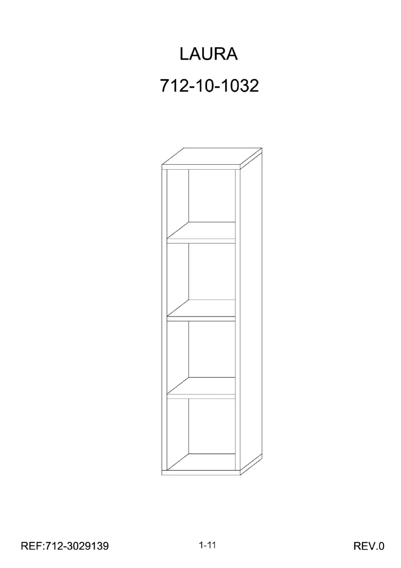 Página 1 del manual Manual de usuario JYSK Laura (30x29x181)