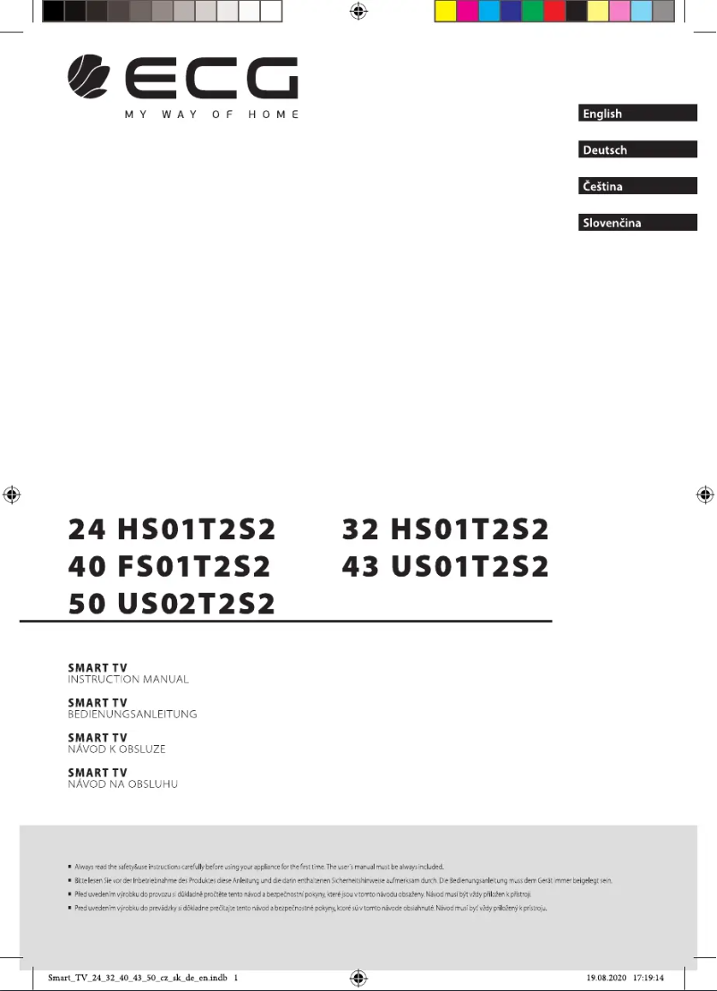 Imagen de la primera página del manual del dispositivo 40 FS01T2S2