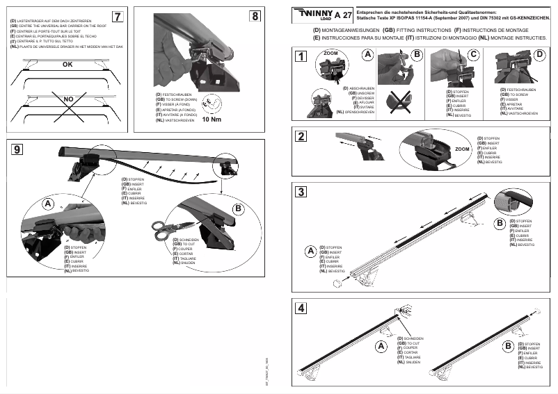 Página 1 del manual Manual de usuario Twinny Load A 27