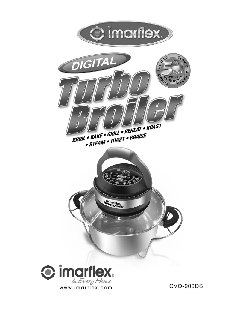 Imagen de la primera página del manual del dispositivo Turbo Broiler CVO-900DS