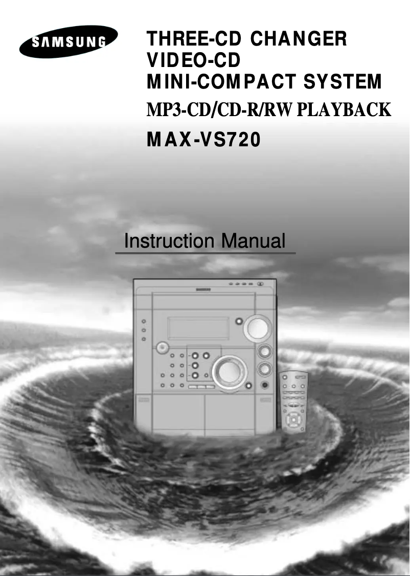 Imagen de la primera página del manual del dispositivo MAX-VS720
