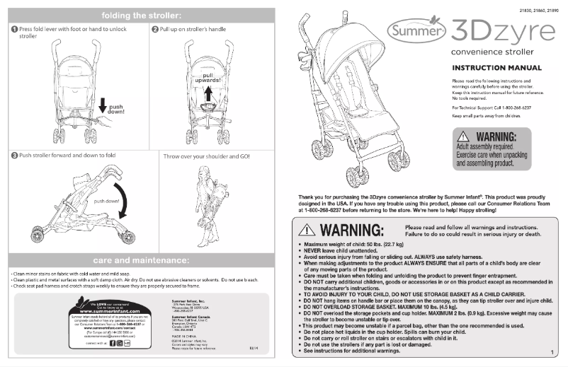 Imagen de la primera página del manual del dispositivo 3D Zyre