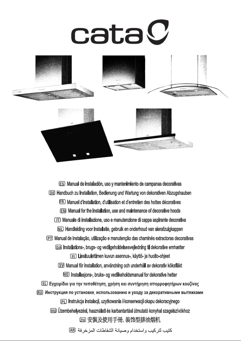 Página 1 del manual Manual de usuario CATA GC DUAL 45 XGWH