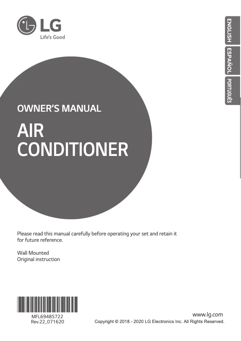 Página nº 1 - Manual de usuario LG ARNU24GSKN4