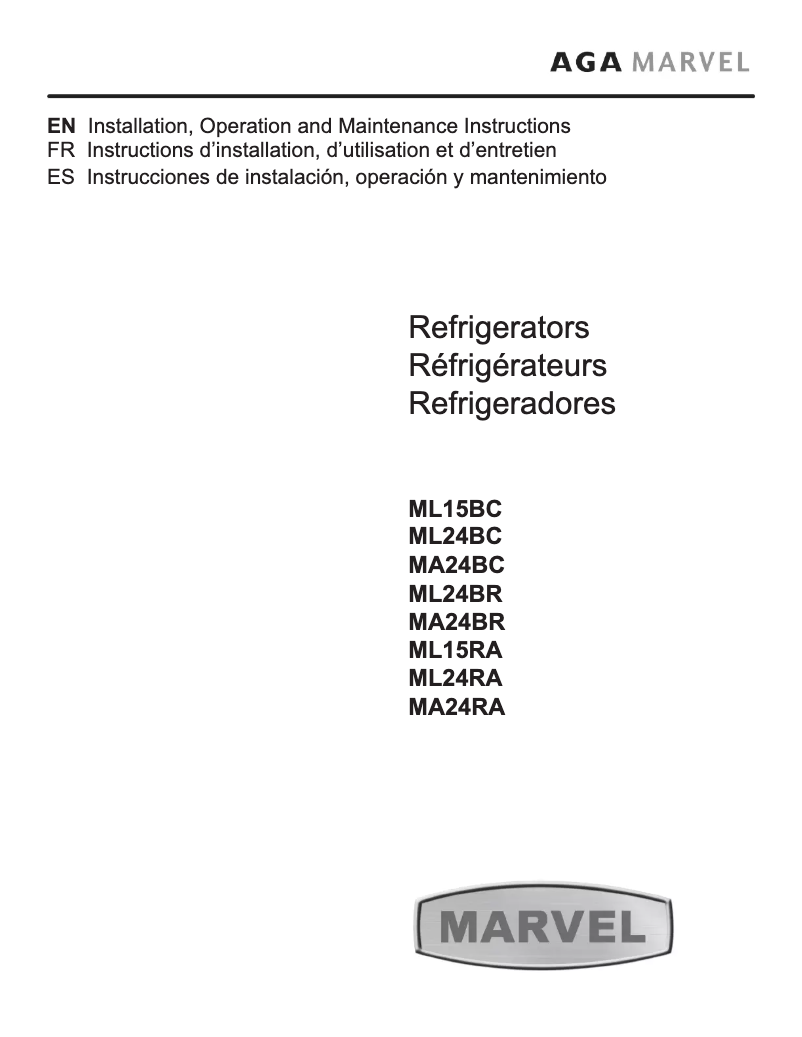 Imagen de la primera página del manual del dispositivo ML15RAP2RP