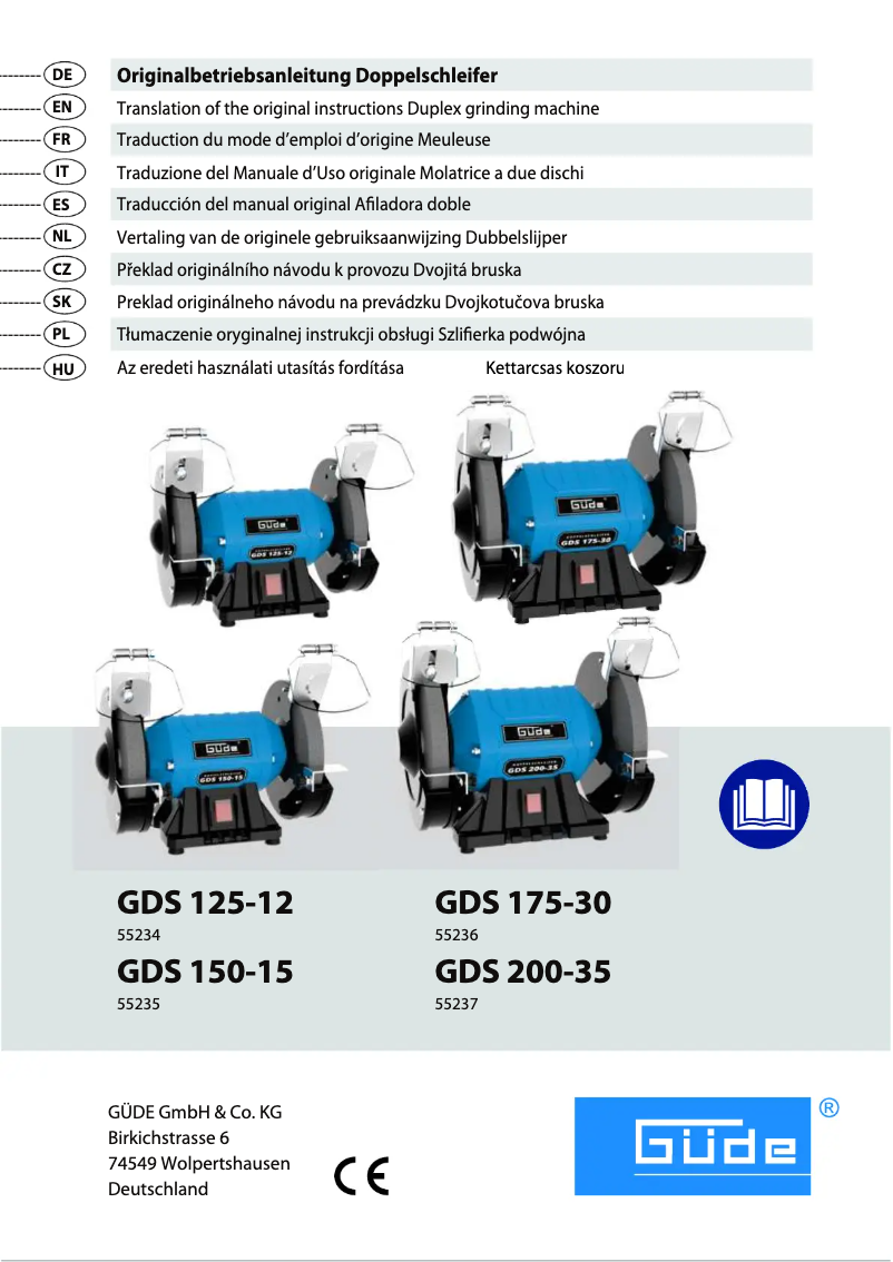 Página 1 del manual Manual de usuario Güde GDS 200