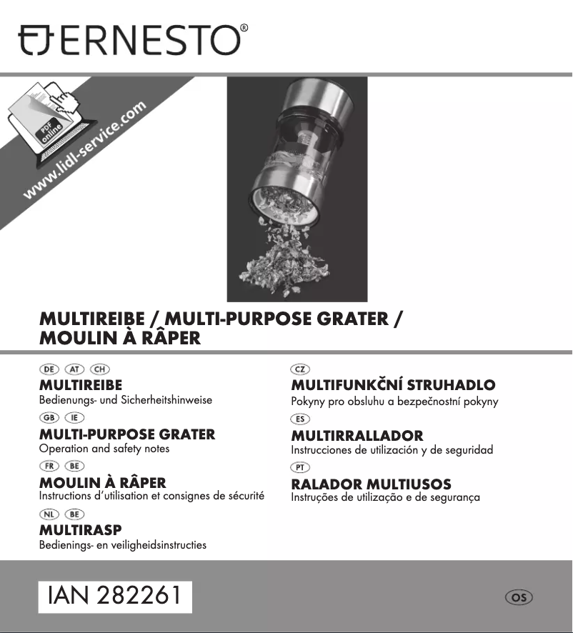 Imagen de la primera página del manual del dispositivo IAN 282261