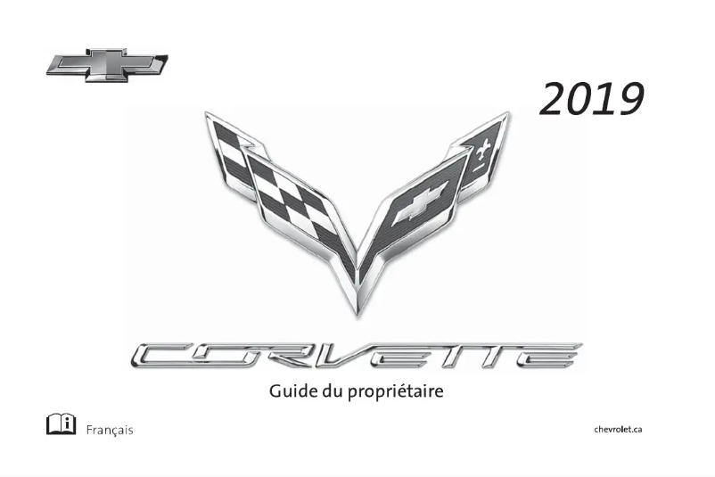 Imagen de la primera página del manual del dispositivo Corvette (2019)