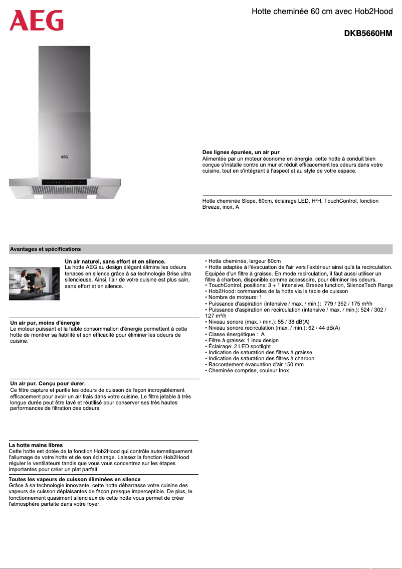 Imagen de la primera página del manual del dispositivo DKB5660HM