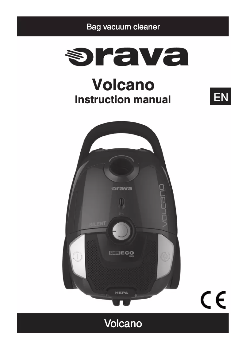 Imagen de la primera página del manual del dispositivo Volcano
