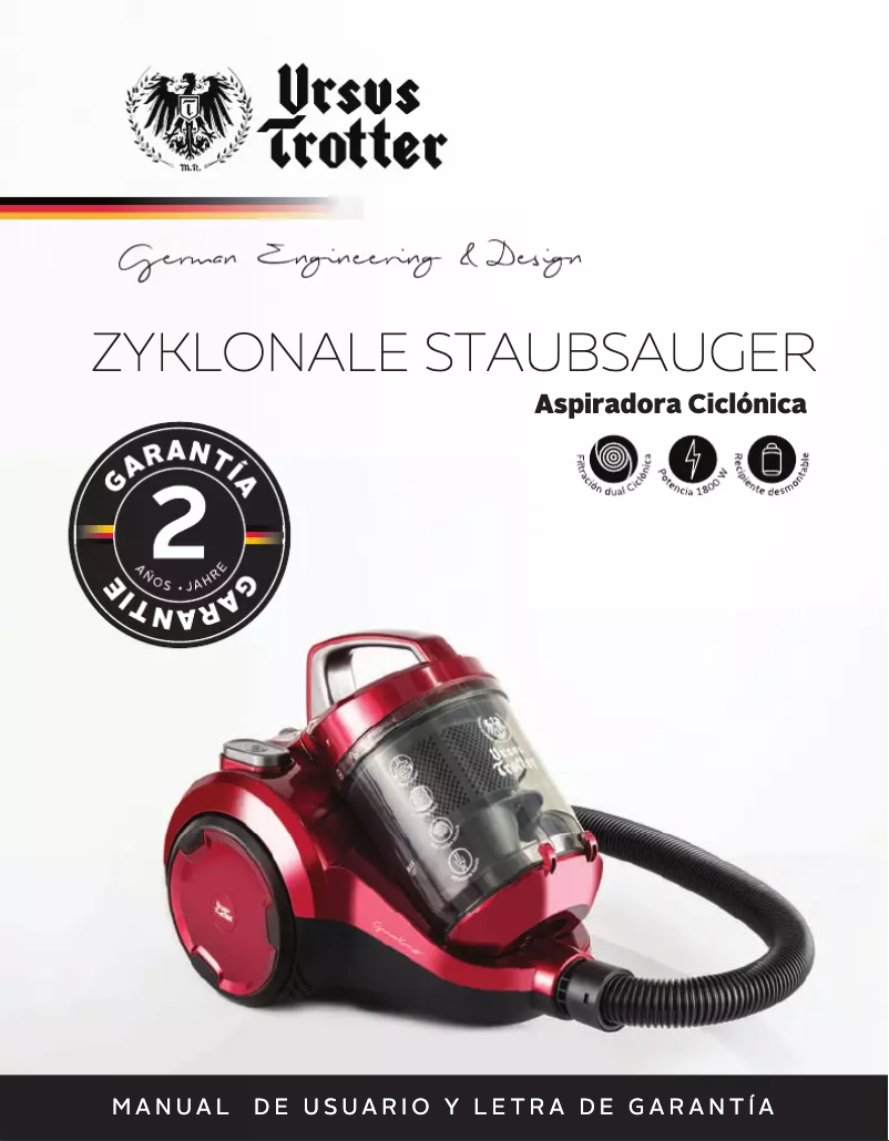 Página 1 del manual Manual de usuario Ursus Trotter UT-MEINER 1803
