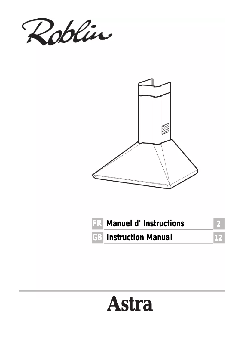 Imagen de la primera página del manual del dispositivo Astra
