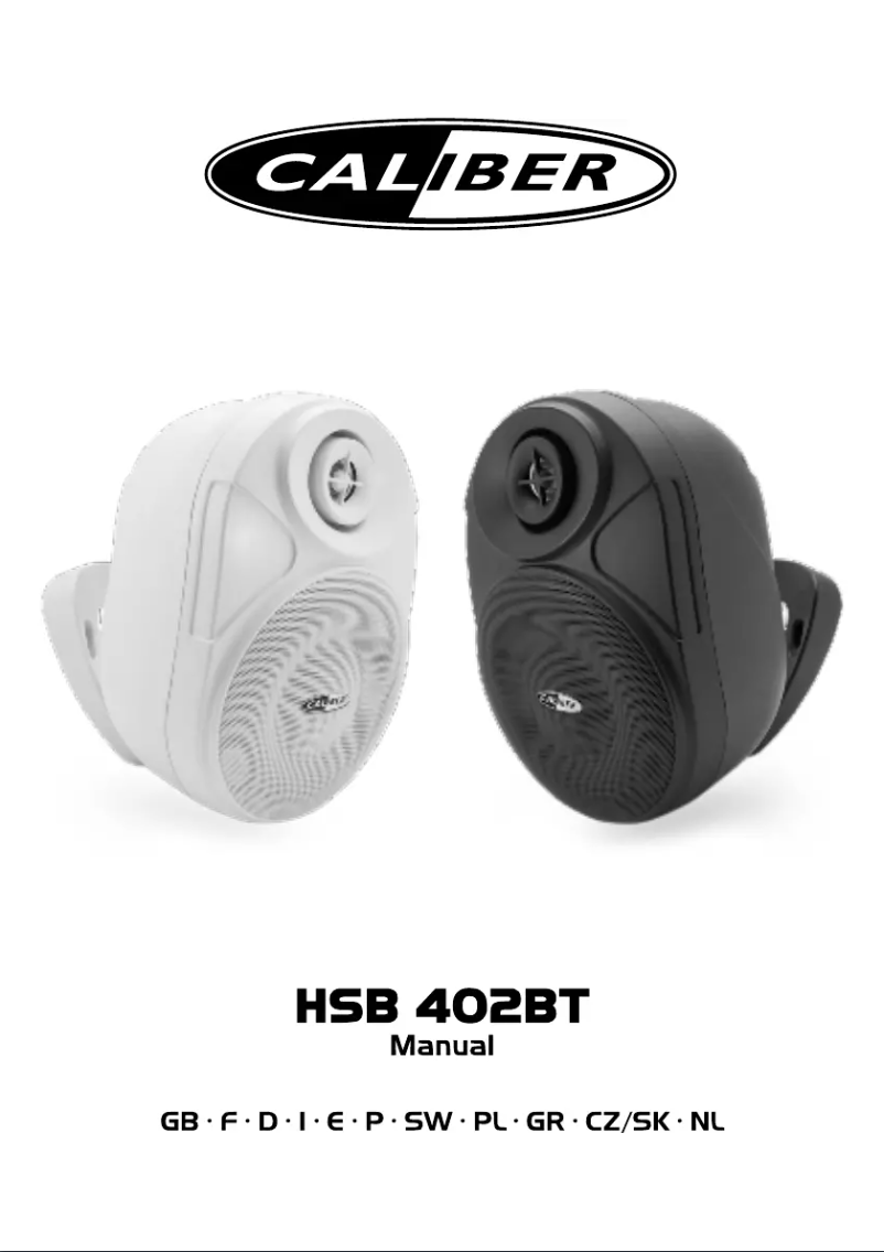 Página 1 del manual Manual de usuario Caliber HSB402BT/W