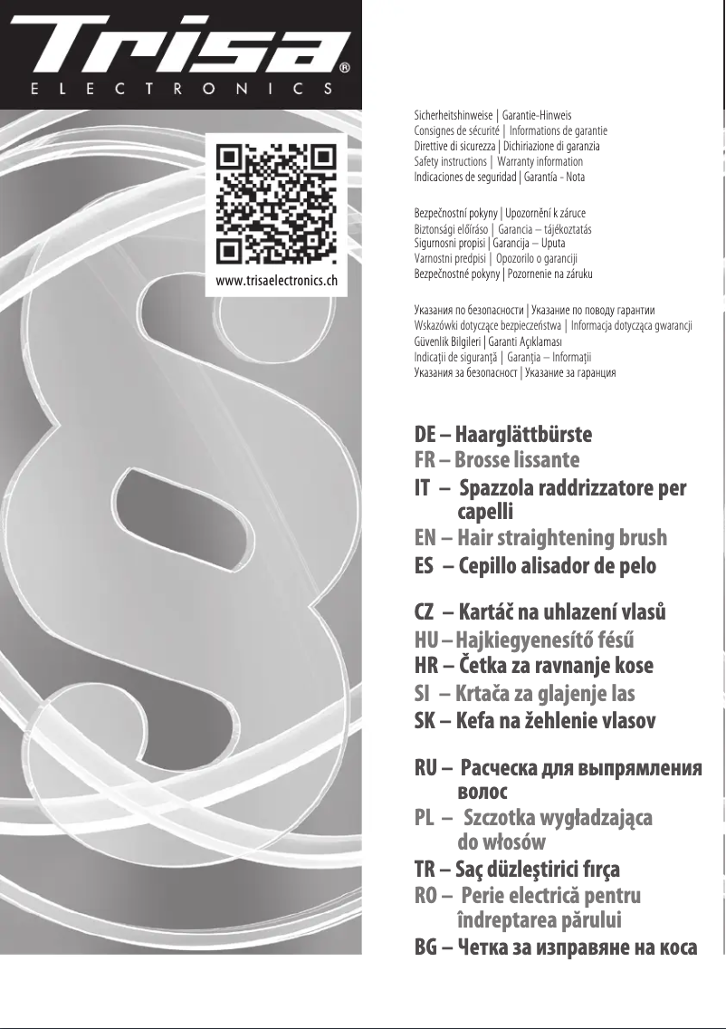 Imagen de la primera página del manual del dispositivo Smooth Ceramic