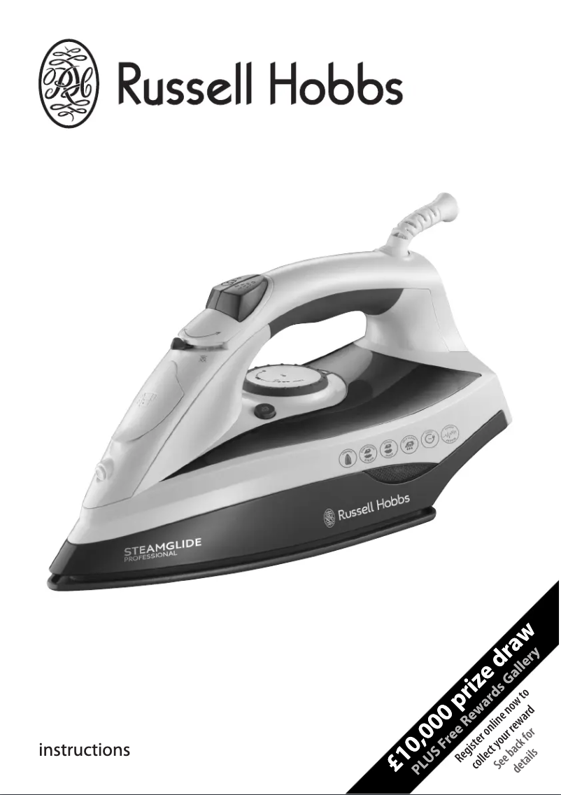 Página 1 del manual Manual de usuario Russell Hobbs Steamglide 19220