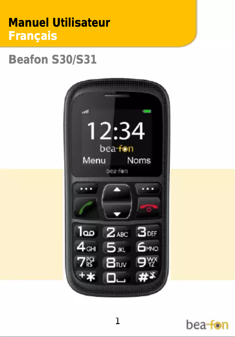 Imagen de la primera página del manual del dispositivo S31