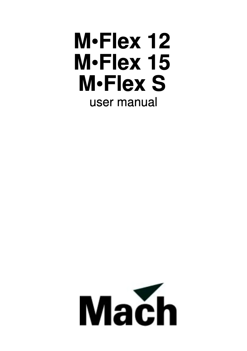 Página 1 del manual Manual de usuario Martin M•Flex 15