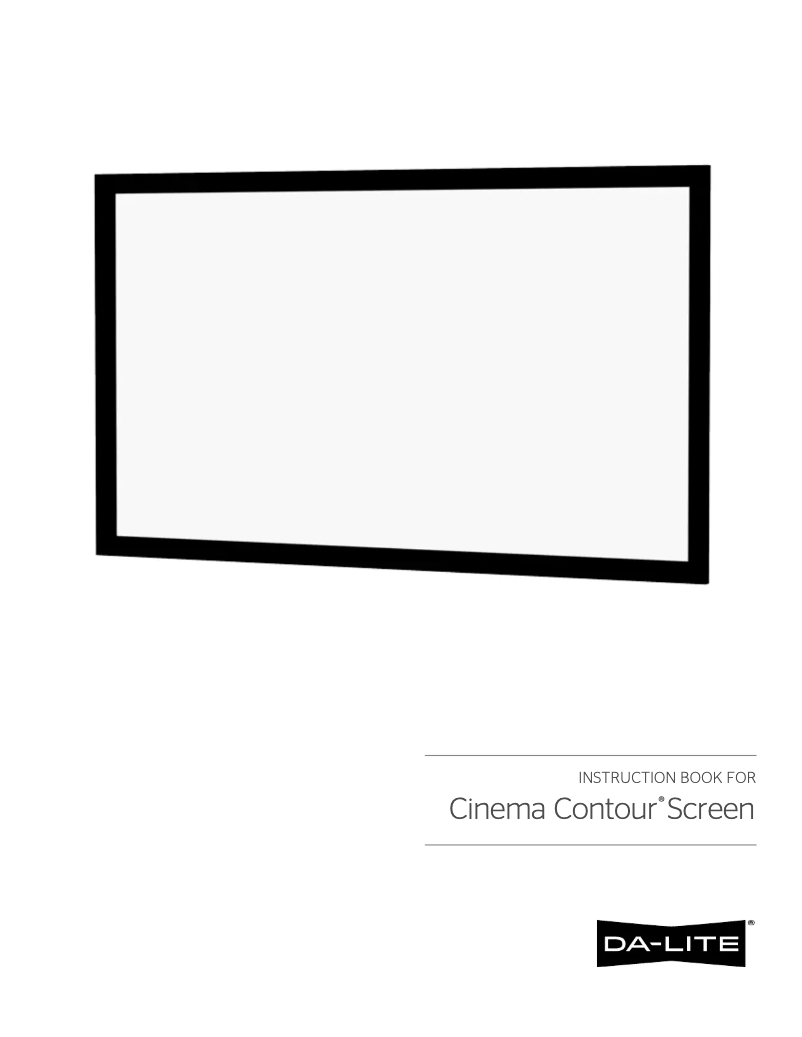 Imagen de la primera página del manual del dispositivo Cinema Contour 20387V