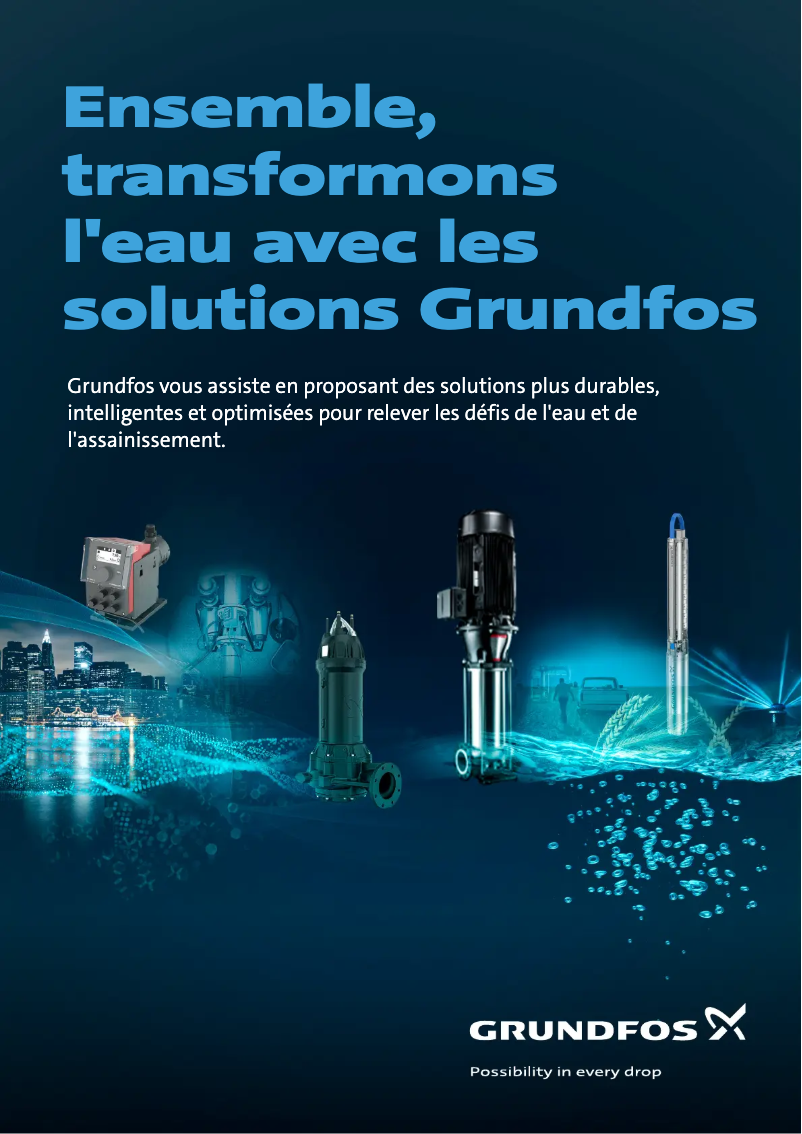 Página 1 del manual Folleto Grundfos CU 300